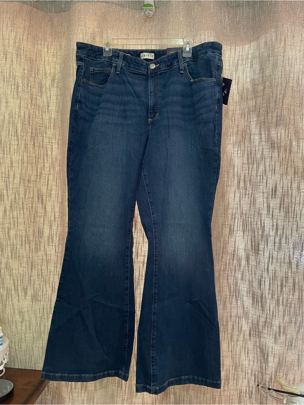 Brand new plus size 
Dark Blue Women's Flare Jeans